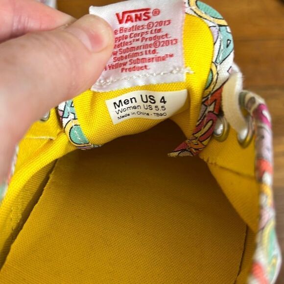 Vans x Beatles All You Need Is Love Sneakers Women’s Size 5.5/Men’s 4 - Picture 6 of 8